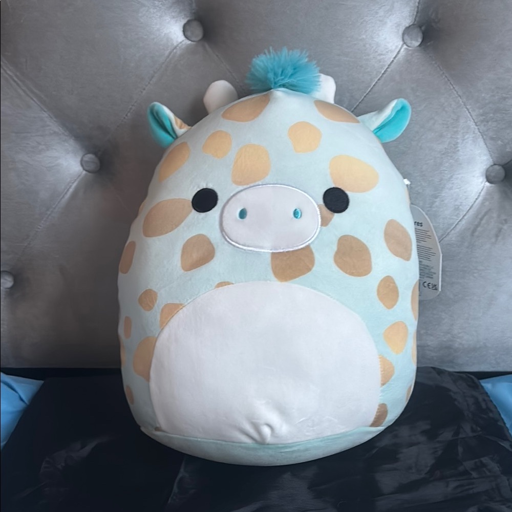 Cute Blue and Tan Plush Toy